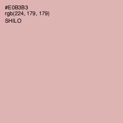 #E0B3B3 - Shilo Color Image