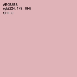 #E0B3B8 - Shilo Color Image