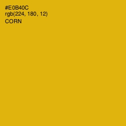 #E0B40C - Corn Color Image