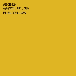 #E0B524 - Fuel Yellow Color Image