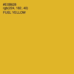 #E0B628 - Fuel Yellow Color Image