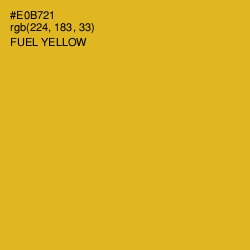 #E0B721 - Fuel Yellow Color Image