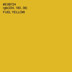 #E0B724 - Fuel Yellow Color Image
