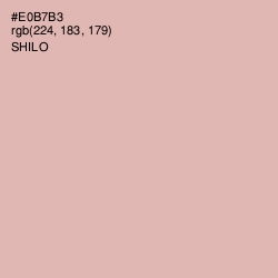 #E0B7B3 - Shilo Color Image