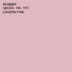 #E0B8BF - Cavern Pink Color Image