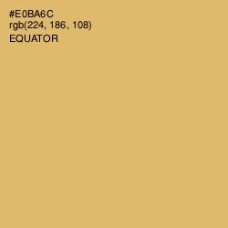 #E0BA6C - Equator Color Image