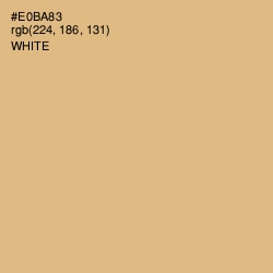 #E0BA83 - Gold Sand Color Image