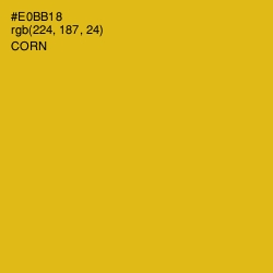 #E0BB18 - Corn Color Image