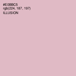 #E0BBC5 - Illusion Color Image