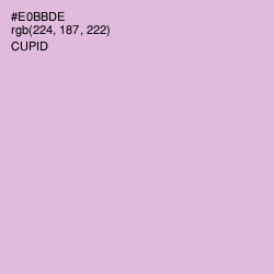 #E0BBDE - Cupid Color Image