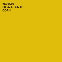 #E0BC0B - Corn Color Image