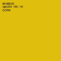 #E0BE0E - Corn Color Image