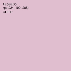 #E0BED0 - Cupid Color Image