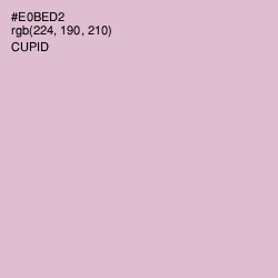 #E0BED2 - Cupid Color Image