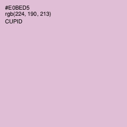 #E0BED5 - Cupid Color Image