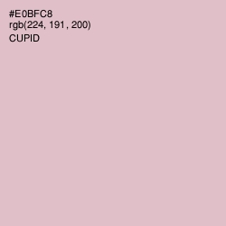 #E0BFC8 - Cupid Color Image