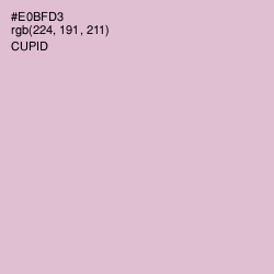 #E0BFD3 - Cupid Color Image