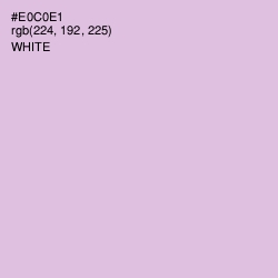 #E0C0E1 - French Lilac Color Image