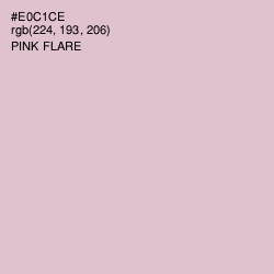 #E0C1CE - Pink Flare Color Image