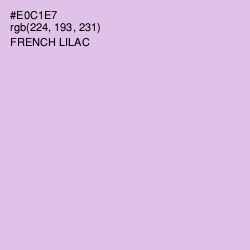 #E0C1E7 - French Lilac Color Image