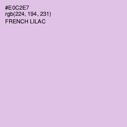 #E0C2E7 - French Lilac Color Image