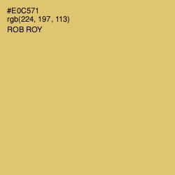 #E0C571 - Rob Roy Color Image