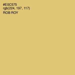 #E0C575 - Rob Roy Color Image