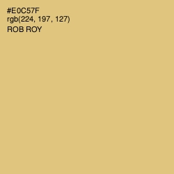 #E0C57F - Rob Roy Color Image