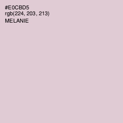 #E0CBD5 - Melanie Color Image
