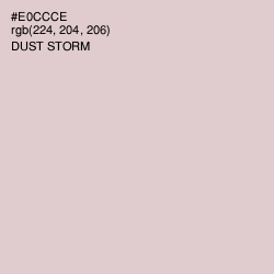 #E0CCCE - Dust Storm Color Image