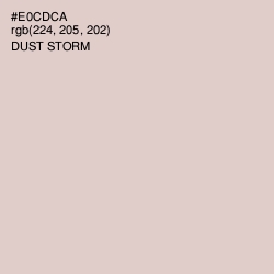 #E0CDCA - Dust Storm Color Image