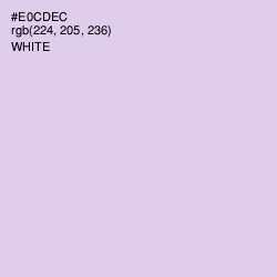 #E0CDEC - French Lilac Color Image