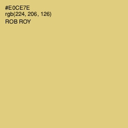 #E0CE7E - Rob Roy Color Image