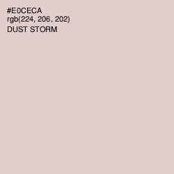 #E0CECA - Dust Storm Color Image