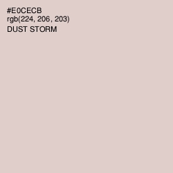 #E0CECB - Dust Storm Color Image