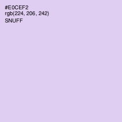 #E0CEF2 - Snuff Color Image