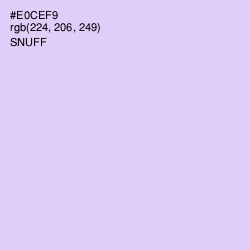 #E0CEF9 - Snuff Color Image