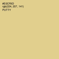 #E0CF8D - Putty Color Image