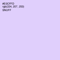 #E0CFFD - Snuff Color Image