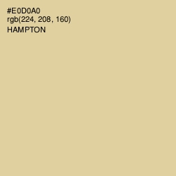 #E0D0A0 - Hampton Color Image