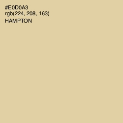 #E0D0A3 - Hampton Color Image