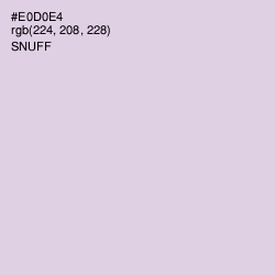 #E0D0E4 - Snuff Color Image