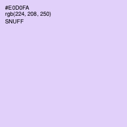 #E0D0FA - Snuff Color Image