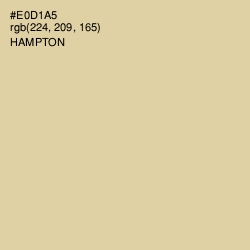 #E0D1A5 - Hampton Color Image