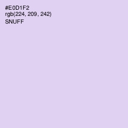 #E0D1F2 - Snuff Color Image