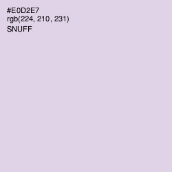 #E0D2E7 - Snuff Color Image