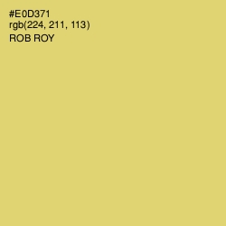 #E0D371 - Rob Roy Color Image