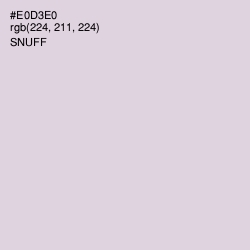 #E0D3E0 - Snuff Color Image