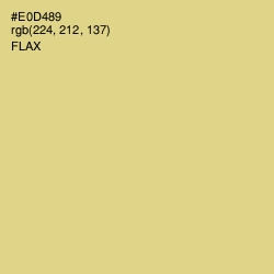 #E0D489 - Flax Color Image