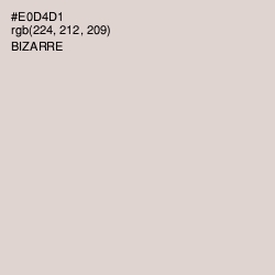 #E0D4D1 - Bizarre Color Image